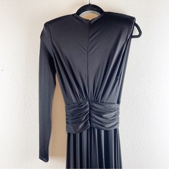 Bronx and Banco Starlight Cut Out Maxi Dress Black Size XS Formal Evening - Picture 6 of 10